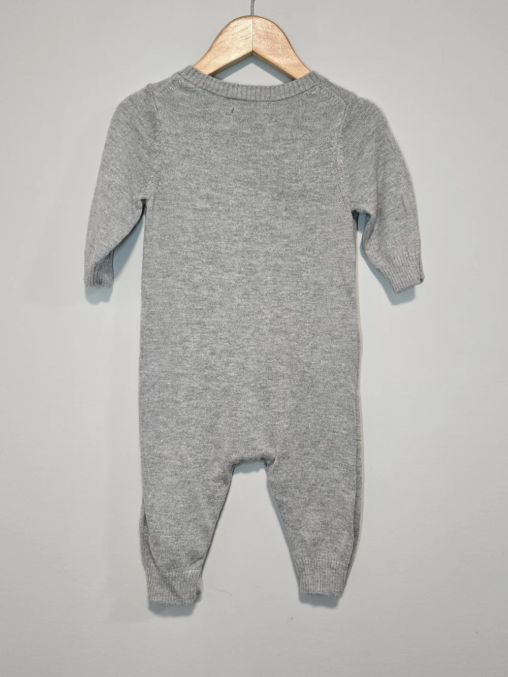 Baby Gap Gray Whale Knit One-Piece
